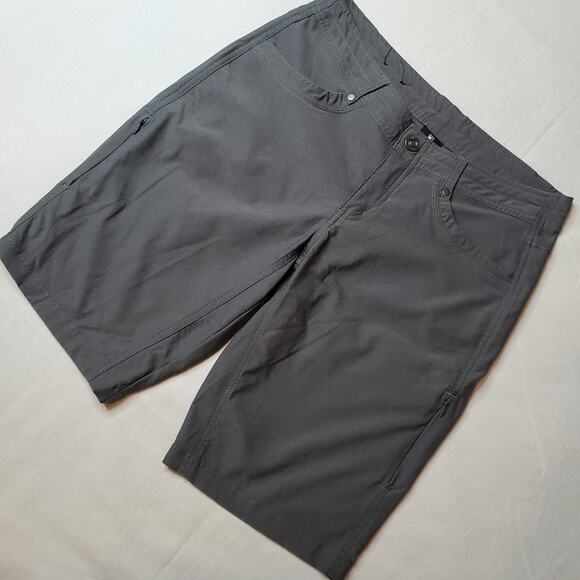 Kuhl Womens Size 6 Trekr Short Flat Front Hiking Camping Outdoor Gray 6355 - Picture 1 of 9